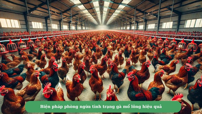 Biện pháp phòng ngừa tình trạng gà mổ lông hiệu quả