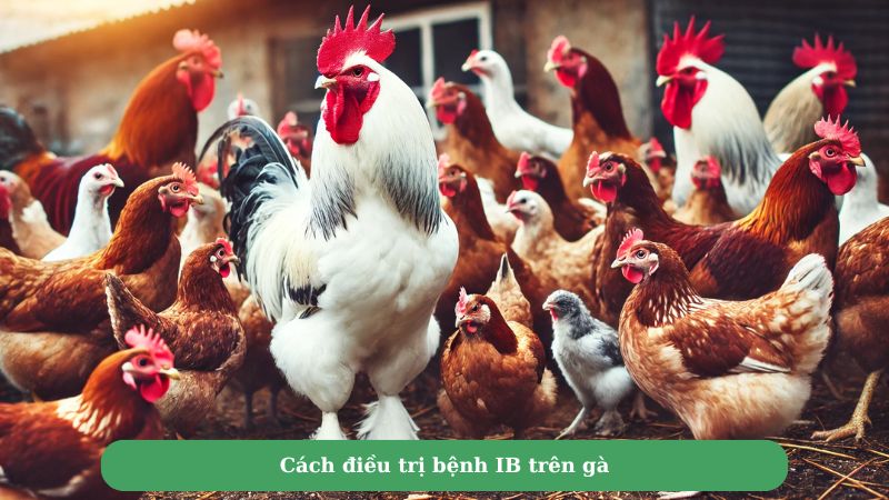 Cách điều trị bệnh IB trên gà