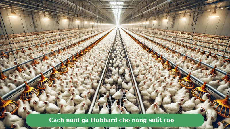 Cách nuôi gà Hubbard cho năng suất cao