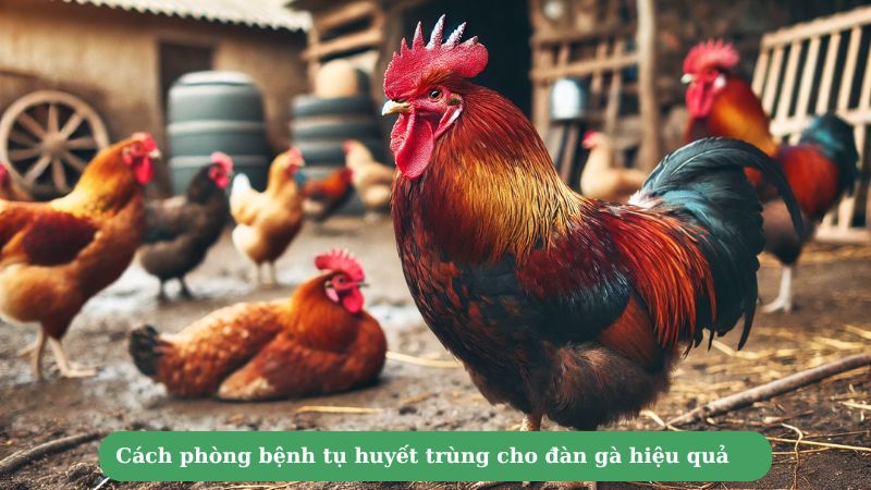 Cách phòng bệnh tụ huyết trùng cho đàn gà hiệu quả