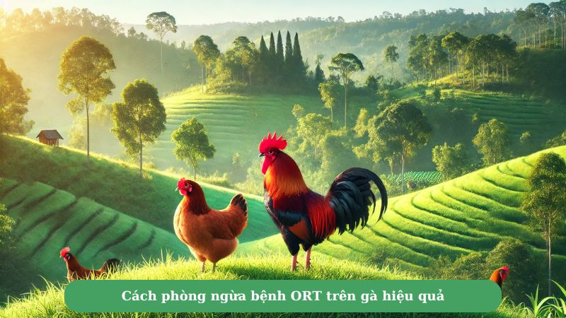 Cách phòng ngừa bệnh ORT trên gà hiệu quả