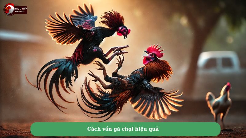 Cách vần gà chọi hiệu quả