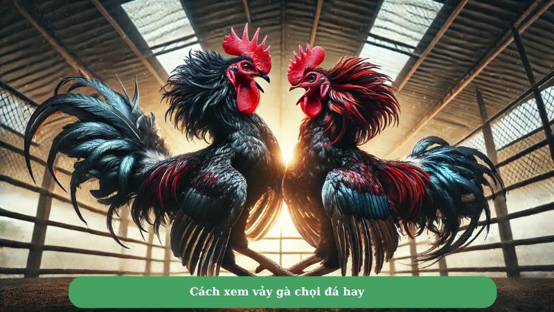 Cách xem vảy gà chọi đá hay