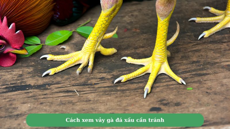 Cách xem vảy gà đá xấu cần tránh