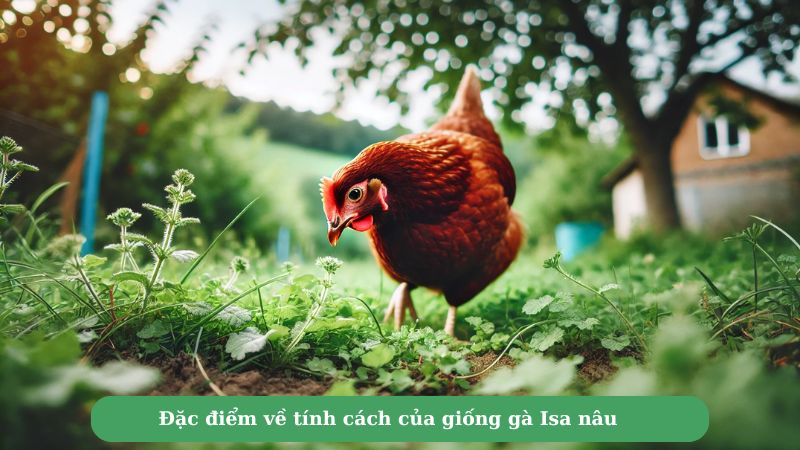 Đặc điểm về tính cách của giống gà Isa nâu