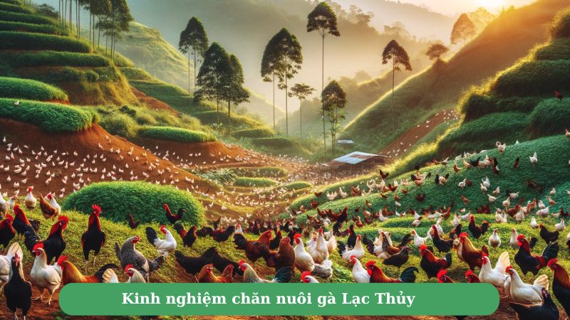 Kinh nghiệm chăn nuôi gà Lạc Thủy