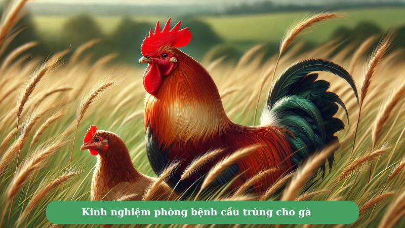 Kinh nghiệm phòng bệnh cầu trùng cho gà