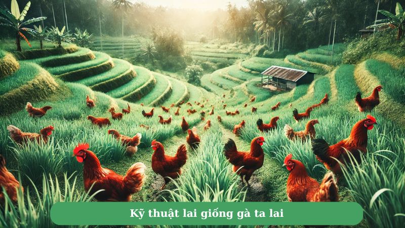 Kỹ thuật lai giống gà ta lai