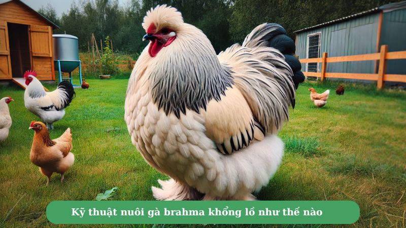 Kỹ thuật nuôi gà brahma khổng lồ như thế nào