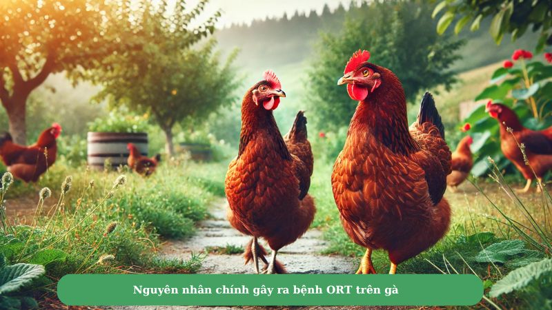 Nguyên nhân chính gây ra bệnh ORT trên gà