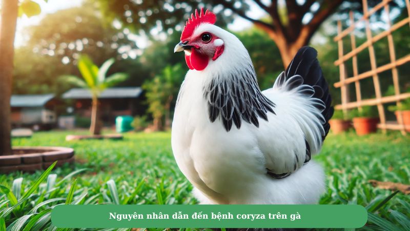 Nguyên nhân dẫn đến bệnh coryza trên gà