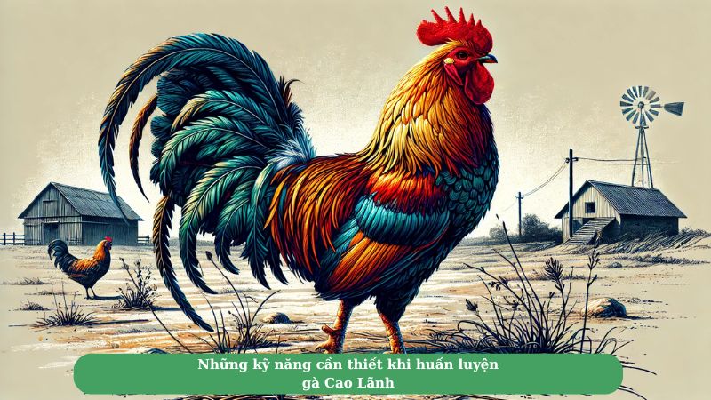 Những kỹ năng cần thiết khi huấn luyện gà Cao Lãnh