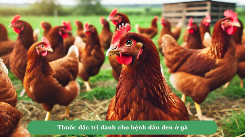 Thuốc đặc trị dành cho bệnh đầu đen ở gà