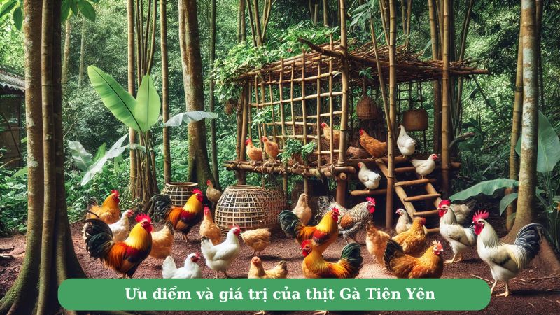 Ưu điểm và giá trị của thịt Gà Tiên Yên 