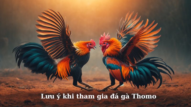 Lưu ý khi tham gia đá gà Thomo