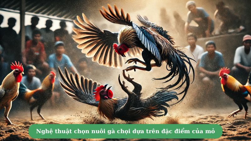 Nghệ thuật chọn nuôi gà chọi dựa trên đặc điểm của mỏ